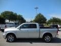 2013 Bright Silver Metallic Ram 1500 Laramie Crew Cab 4x4  photo #2