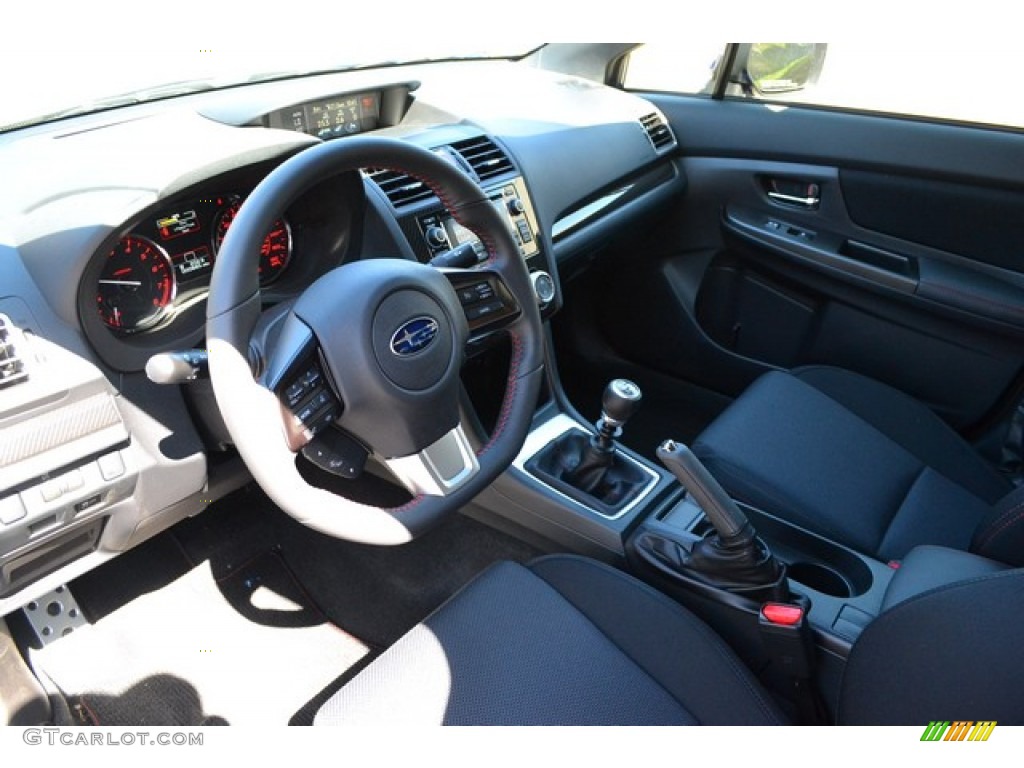 Carbon Black Interior 2015 Subaru WRX Standard WRX Model Photo #105989523