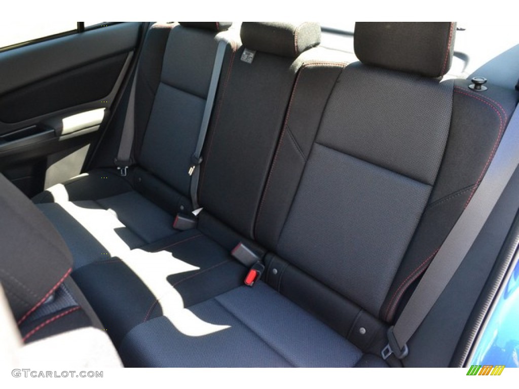 2015 Subaru WRX Standard WRX Model Rear Seat Photo #105989546