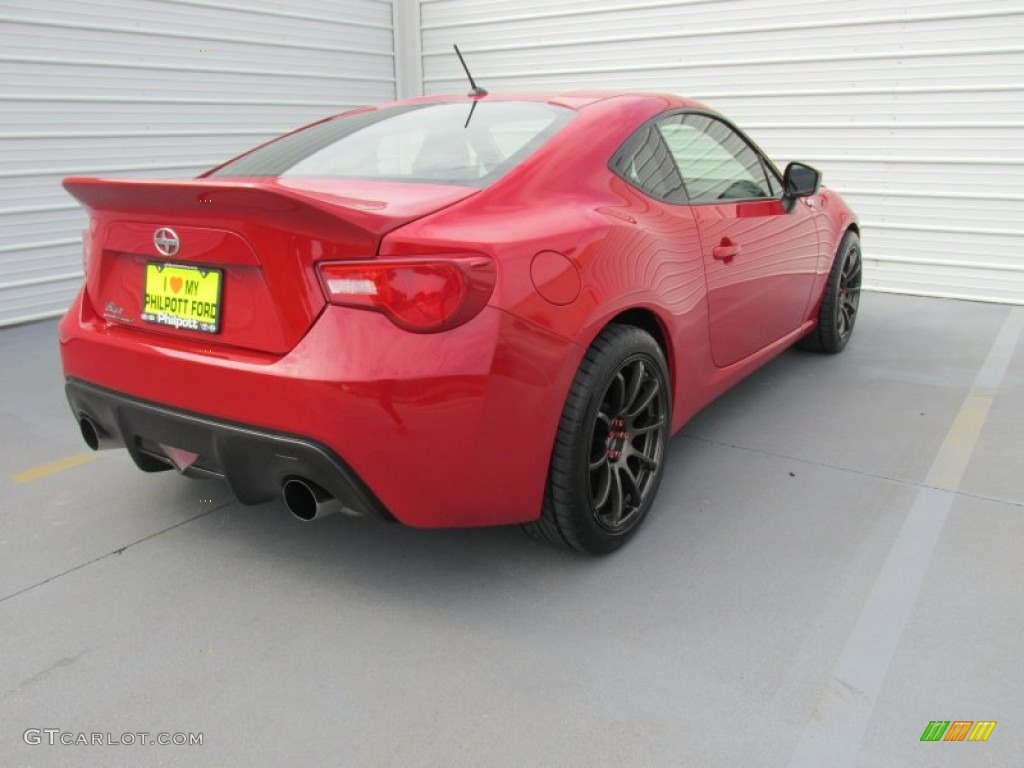 2013 FR-S Sport Coupe - Firestorm Red / Black/Red Accents photo #9