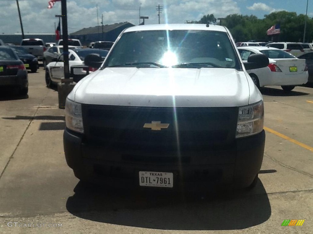 2009 Silverado 1500 Extended Cab - Summit White / Dark Titanium photo #1