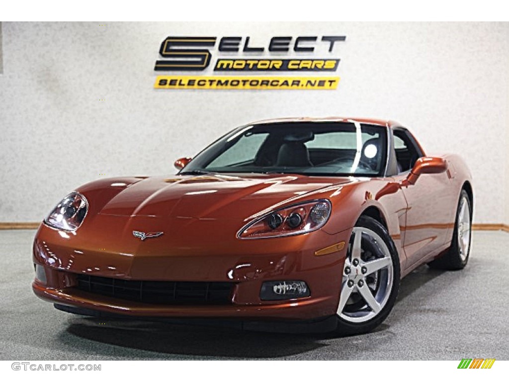 2005 Corvette Coupe - Daytona Sunset Orange Metallic / Ebony photo #1
