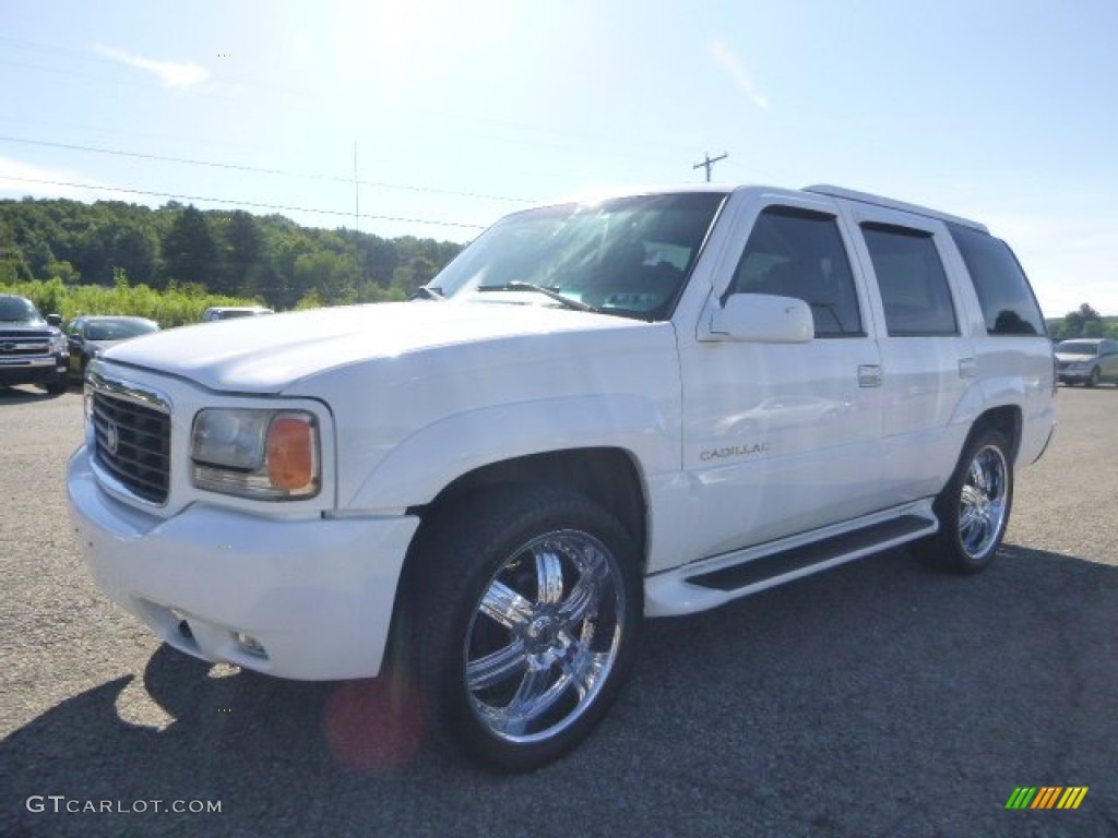 2000 Escalade 4WD - Aspen White / Neutral Shale photo #1