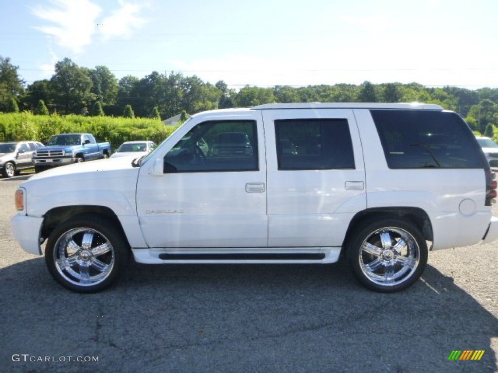 2000 Escalade 4WD - Aspen White / Neutral Shale photo #2