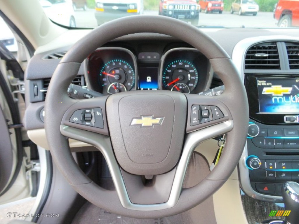 2016 Chevrolet Malibu Limited LT Cocoa/Light Neutral Steering Wheel Photo #105998396