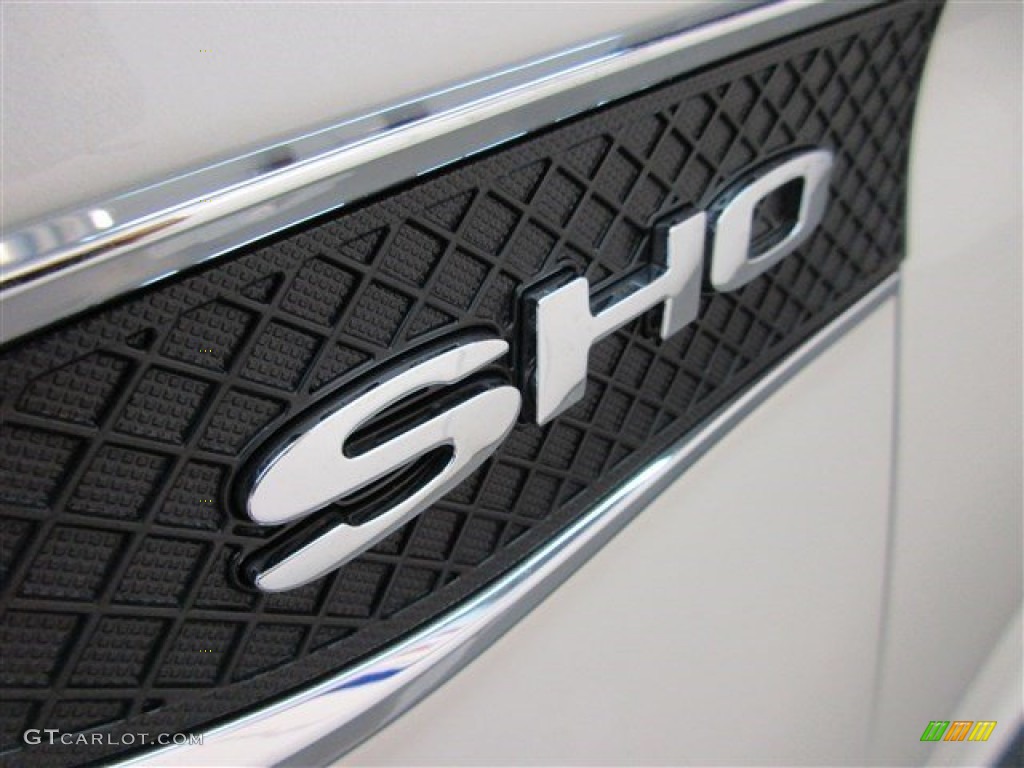2015 Taurus SHO AWD - White Platinum Metallic / Charcoal Black photo #4