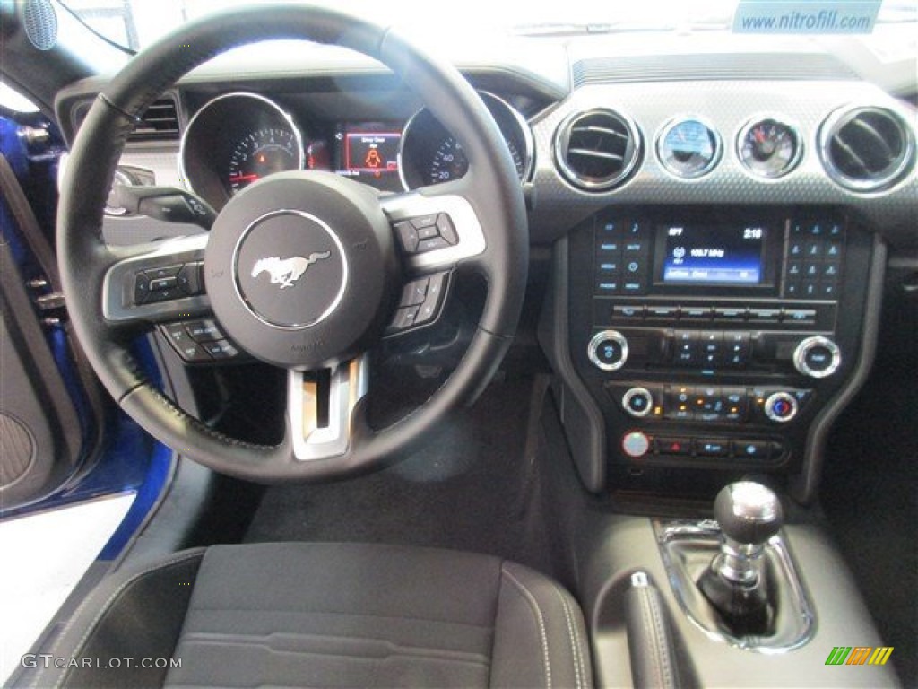 2015 Mustang GT Coupe - Deep Impact Blue Metallic / Ebony photo #11