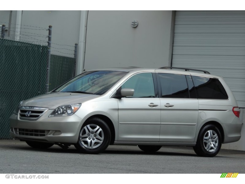 2007 Odyssey EX-L - Silver Pearl Metallic / Gray photo #33