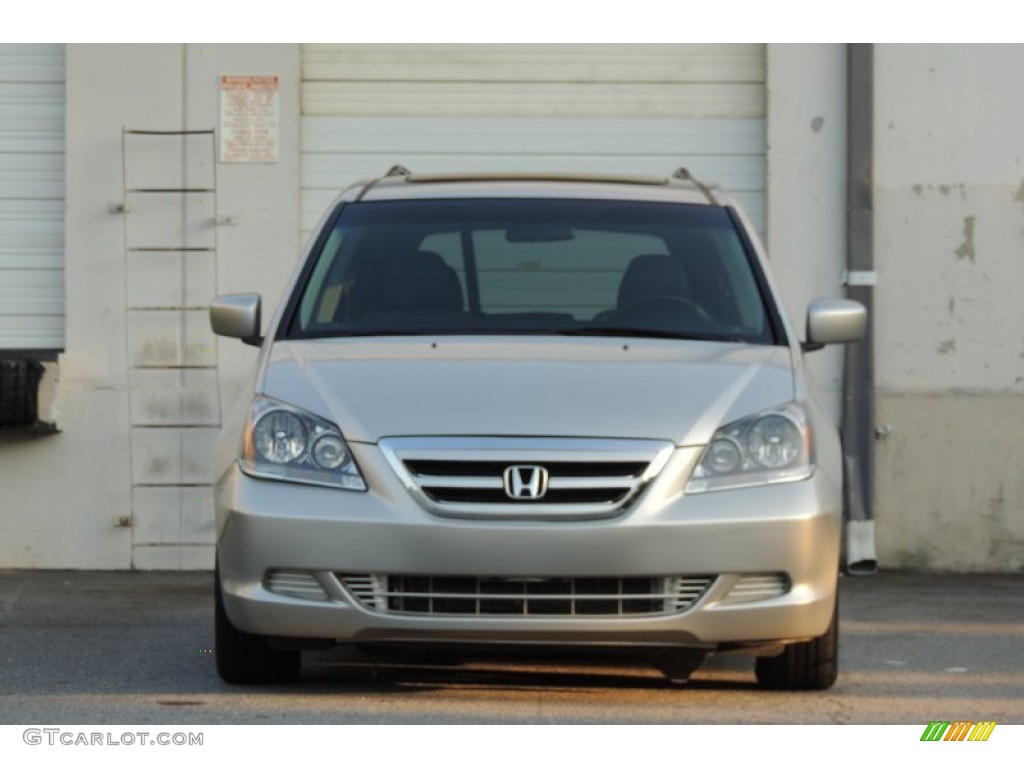 2007 Odyssey EX-L - Silver Pearl Metallic / Gray photo #34