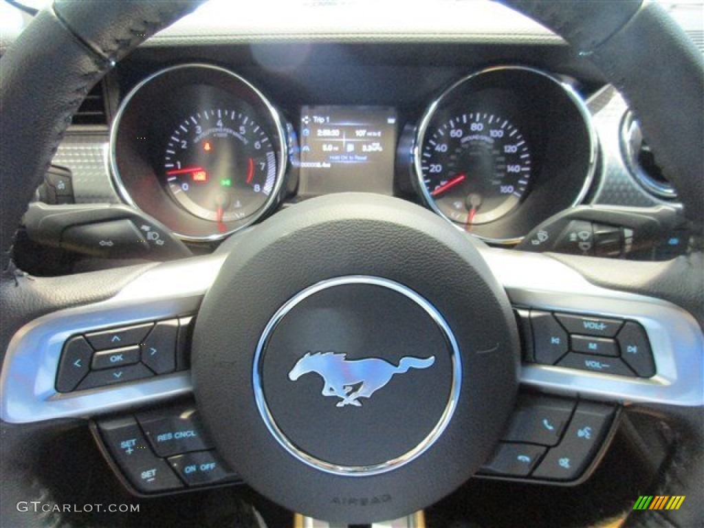2015 Mustang GT Coupe - Deep Impact Blue Metallic / Ebony photo #21