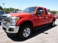 Race Red - F250 Super Duty XLT Super Cab 4x4 Photo No. 6