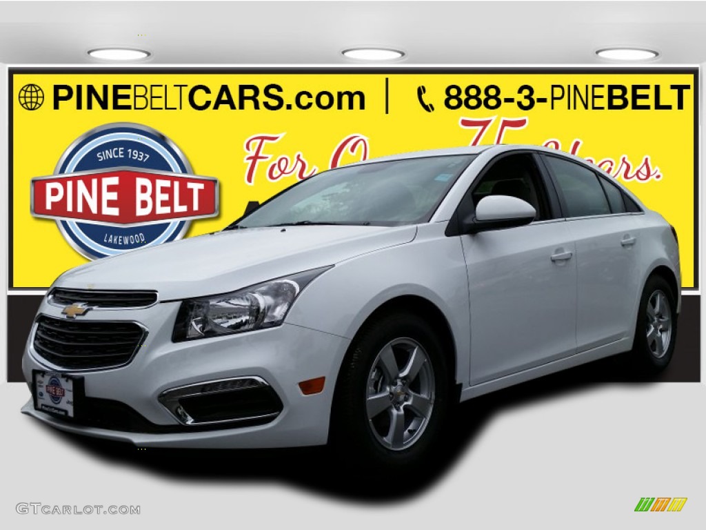 2015 Cruze LT - Summit White / Jet Black/Medium Titanium photo #1