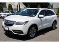 2014 White Diamond Pearl Acura MDX SH-AWD Technology  photo #7