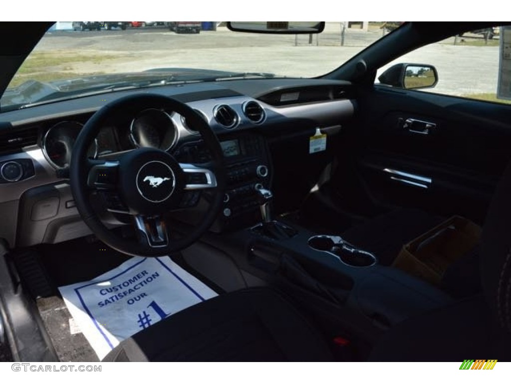 2015 Mustang EcoBoost Coupe - Black / Ebony photo #10