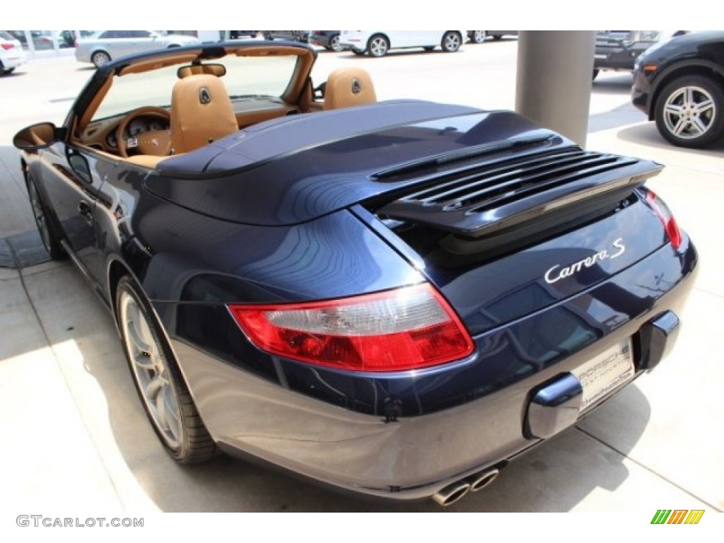 2007 911 Carrera S Cabriolet - Lapis Blue Metallic / Sand Beige photo #13