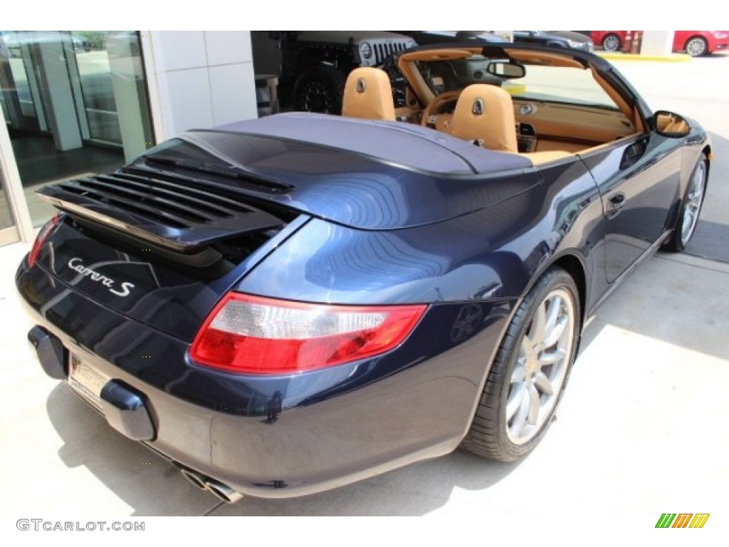 2007 911 Carrera S Cabriolet - Lapis Blue Metallic / Sand Beige photo #15