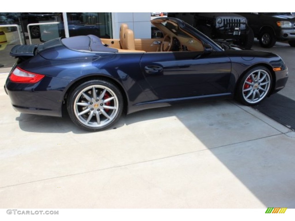 2007 911 Carrera S Cabriolet - Lapis Blue Metallic / Sand Beige photo #18
