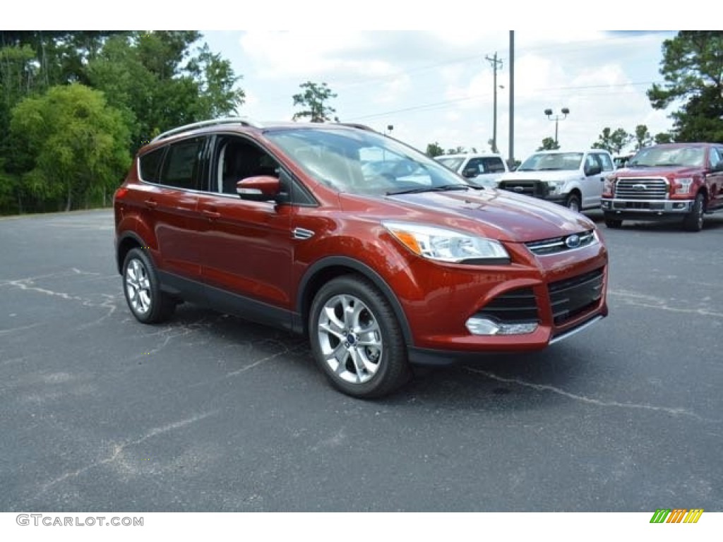 2016 Escape Titanium - Sunset Metallic / Charcoal Black photo #3