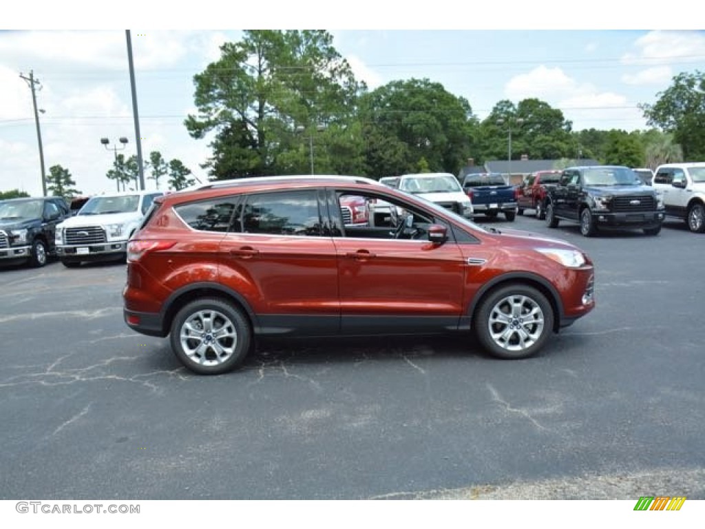 2016 Escape Titanium - Sunset Metallic / Charcoal Black photo #4