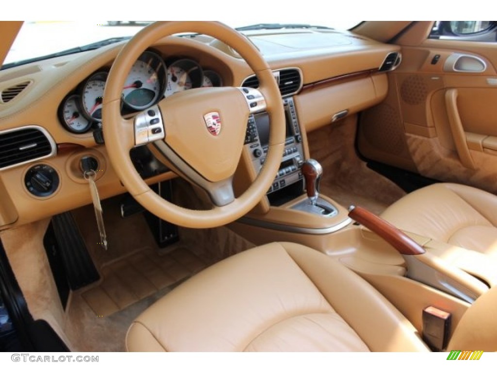 2007 911 Carrera S Cabriolet - Lapis Blue Metallic / Sand Beige photo #23