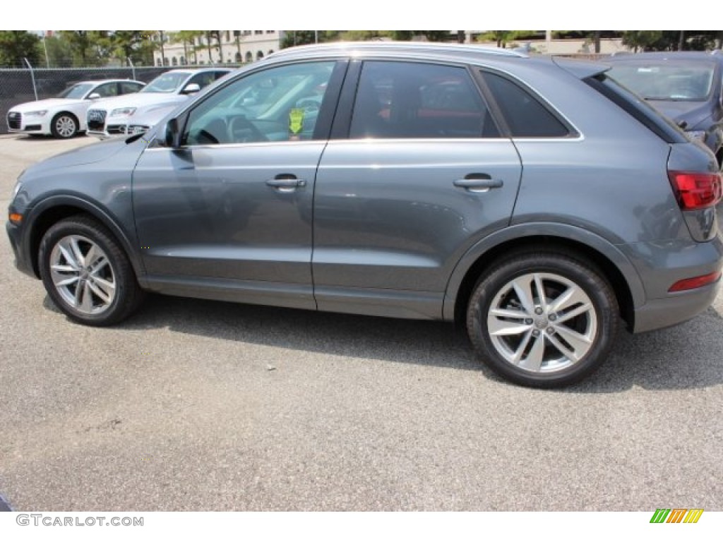 Monsoon Gray Metallic 2016 Audi Q3 2.0 TSFI Premium Plus quattro Exterior Photo #106011839