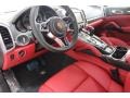 Black/Garnet Red Prime Interior Photo for 2016 Porsche Cayenne #106014155