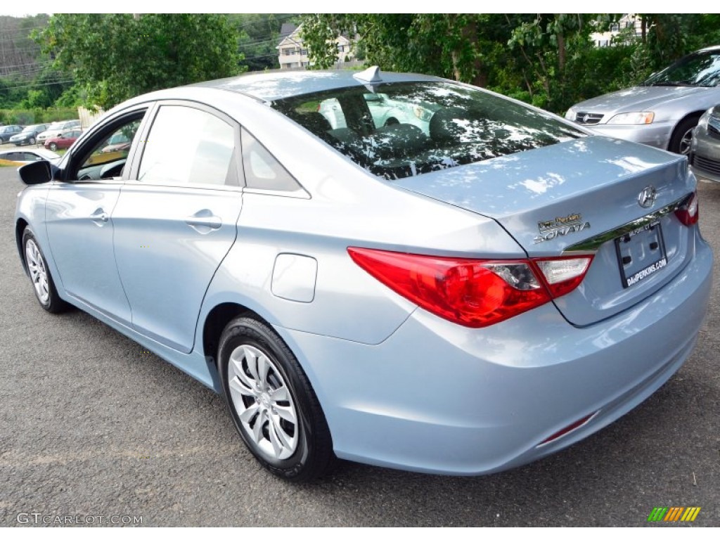 2012 Sonata GLS - Iridescent Silver Blue Pearl / Gray photo #8