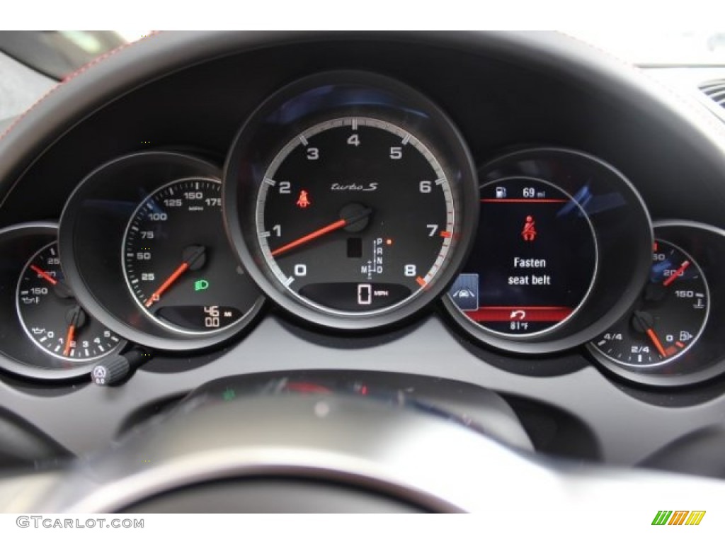2016 Porsche Cayenne Turbo S Gauges Photo #106014689