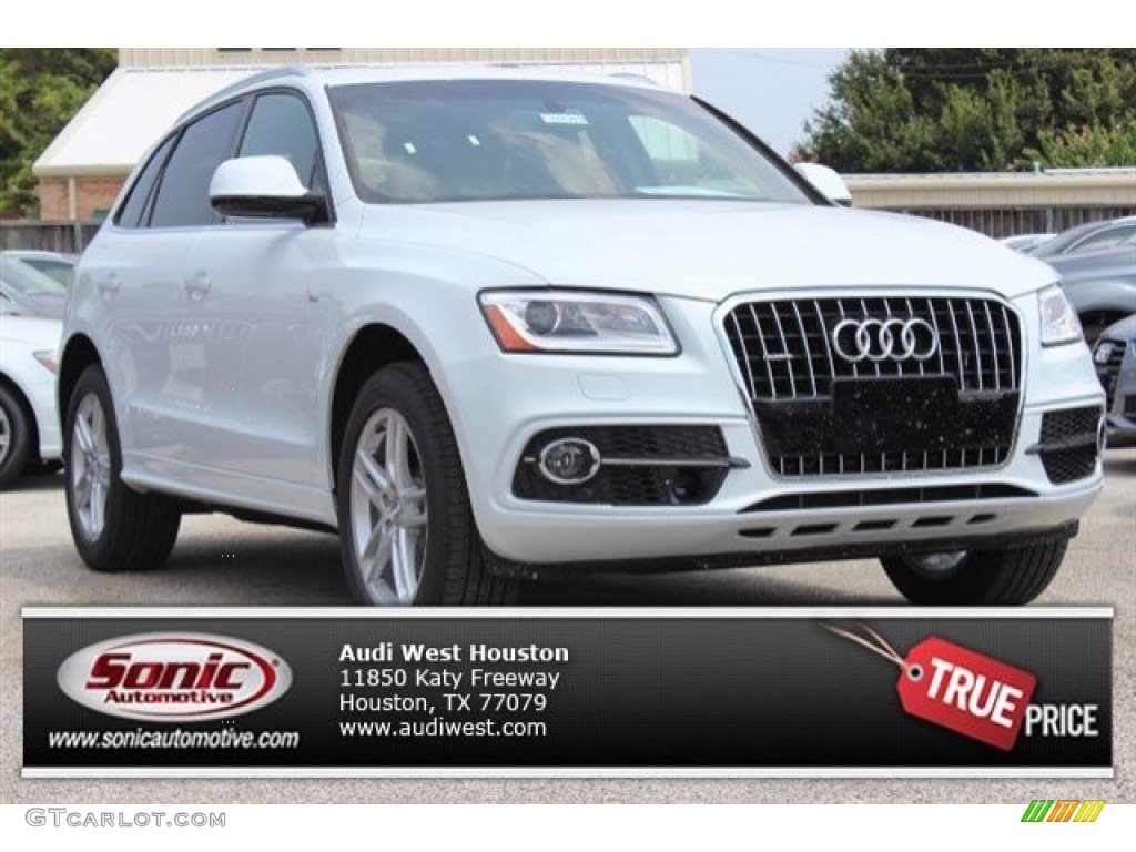2016 Q5 3.0 TFSI Premium Plus quattro - Glacier White Metallic / Black photo #1