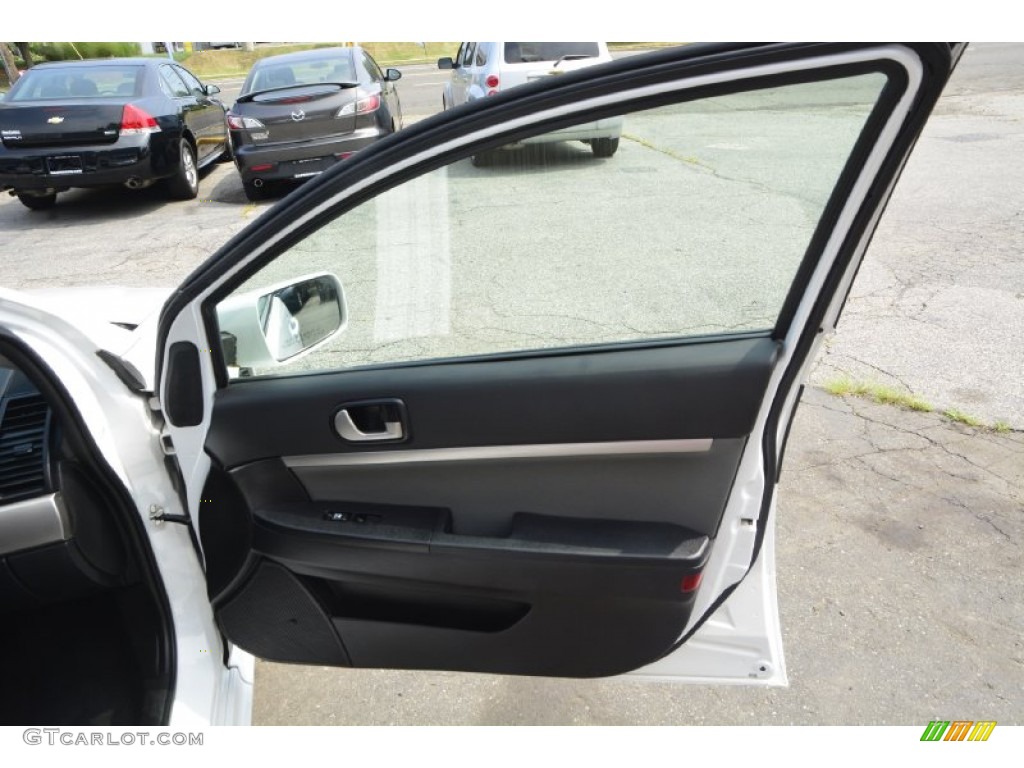 2010 Galant FE - Dover White Pearl / Medium Gray photo #14
