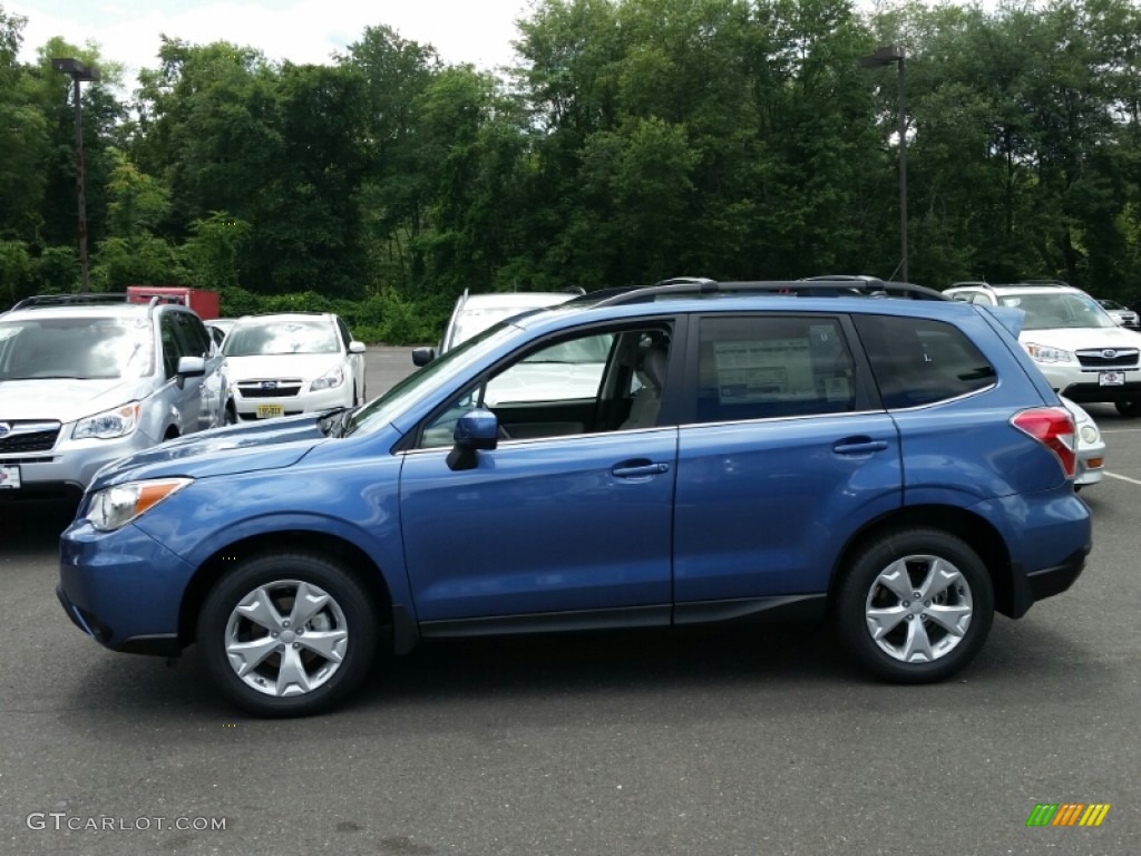 Quartz Blue Pearl 2015 Subaru Forester 2.5i Limited Exterior Photo #106014890