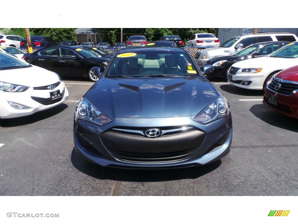2013 Genesis Coupe 2.0T Premium - Parabolica Blue / Black Cloth photo #2