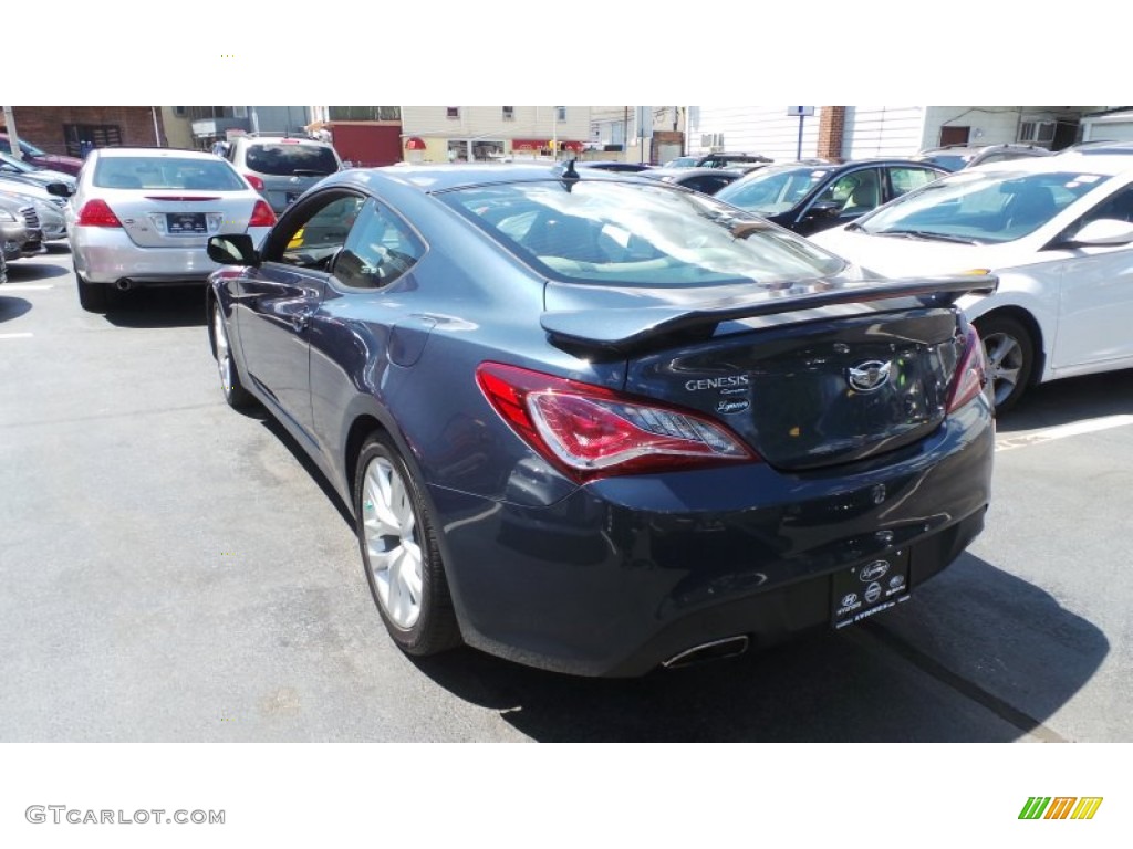 2013 Genesis Coupe 2.0T Premium - Parabolica Blue / Black Cloth photo #4