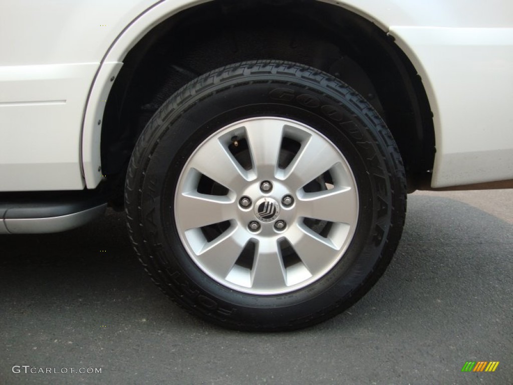 2010 Mountaineer V6 AWD - White Platinum Tri-Coat Metallic / Camel photo #27