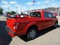 2015 Race Red Ford F150 XL SuperCab 4x4  photo #3