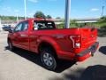 2015 Race Red Ford F150 XL SuperCab 4x4  photo #6