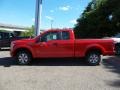 2015 Race Red Ford F150 XL SuperCab 4x4  photo #7