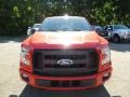 2015 Race Red Ford F150 XL SuperCab 4x4  photo #9