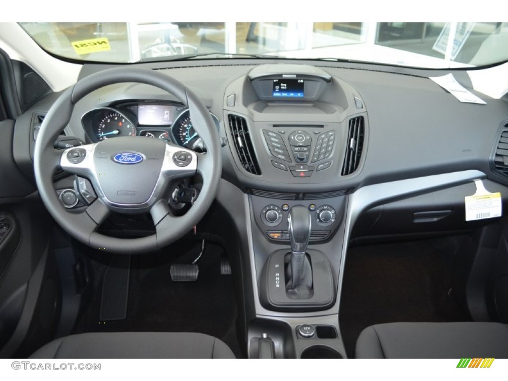 2016 Ford Escape S Charcoal Black Dashboard Photo #106018919