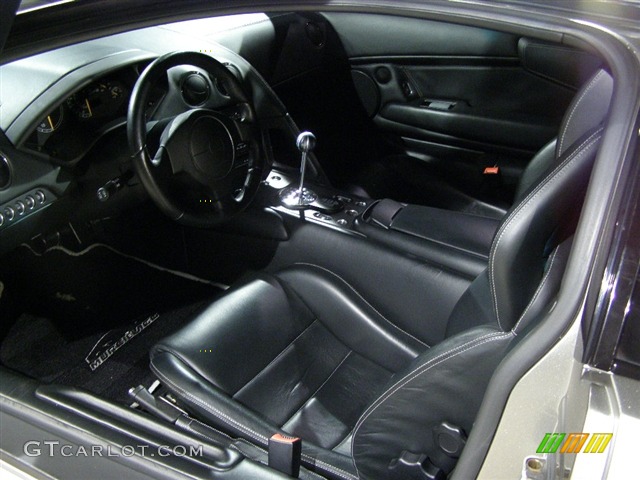 Black Interior 2003 Lamborghini Murcielago Coupe Photo #106020