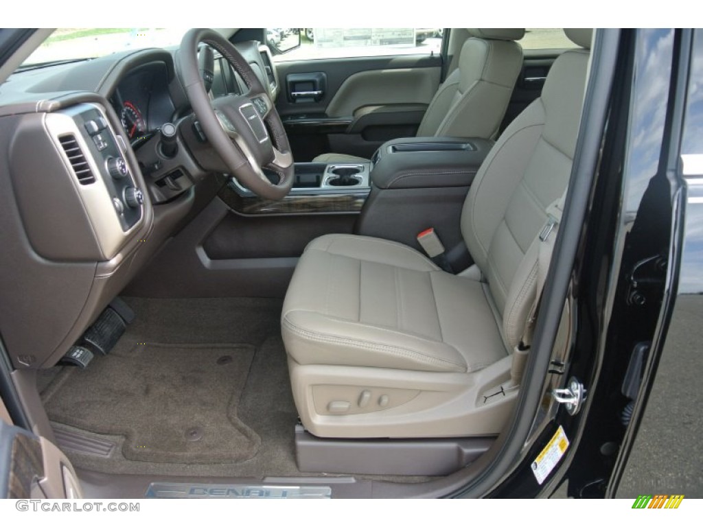 Cocoa/Dune Interior 2015 GMC Sierra 1500 Denali Crew Cab 4x4 Photo #106019951