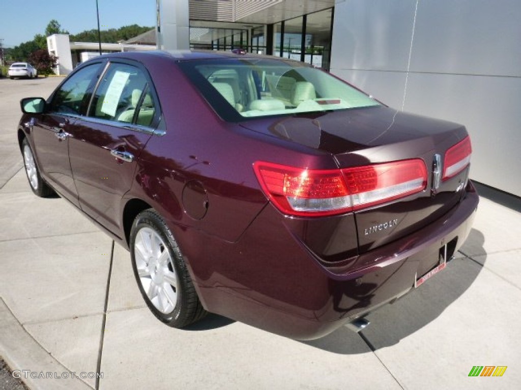 2012 MKZ FWD - Bordeaux Reserve Metallic / Cashmere photo #3