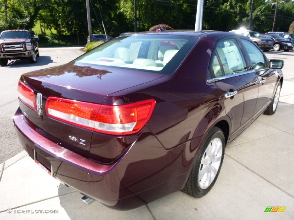 2012 MKZ FWD - Bordeaux Reserve Metallic / Cashmere photo #5