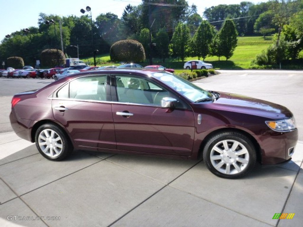 2012 MKZ FWD - Bordeaux Reserve Metallic / Cashmere photo #6