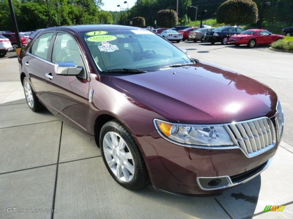 2012 MKZ FWD - Bordeaux Reserve Metallic / Cashmere photo #7