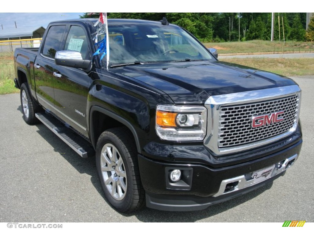 2015 Sierra 1500 Denali Crew Cab 4x4 - Onyx Black / Cocoa/Dune photo #1