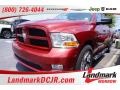 Flame Red 2012 Dodge Ram 1500 Express Quad Cab
