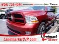 2012 Flame Red Dodge Ram 1500 Express Quad Cab  photo #1