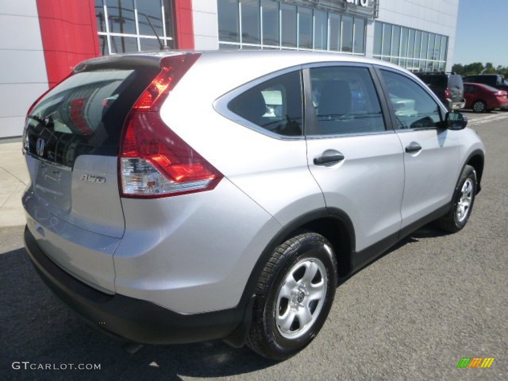 2013 CR-V LX AWD - Alabaster Silver Metallic / Gray photo #7