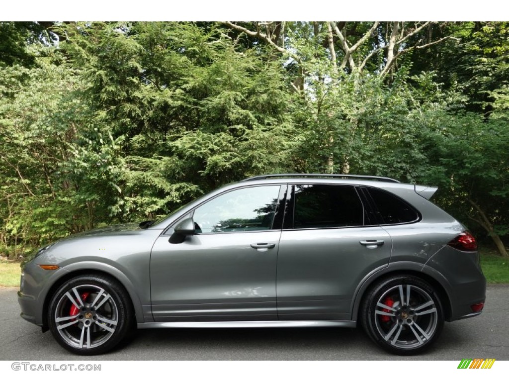 2014 Cayenne GTS - Meteor Grey Metallic / Black photo #4